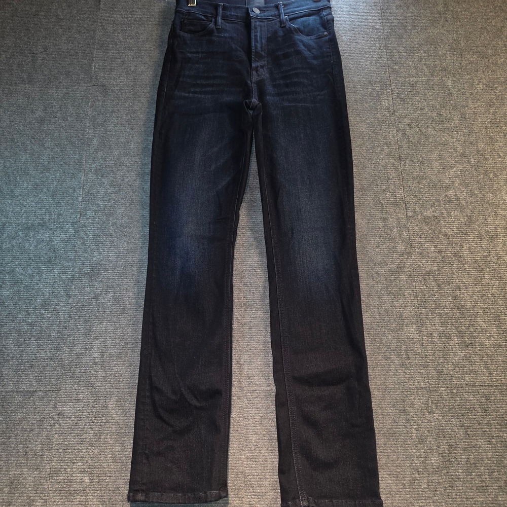 Mother The Mid Rise Dazzler Ankle Jeans Women 26 Dark Blue Excellent Dazzler